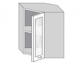 1.60.3у Шкаф настенный (h=720) угловой на 600мм со стекл. дверцей в Озёрске - ozyorsk.mebel74.com | фото