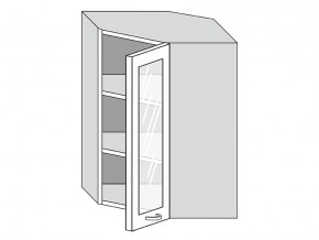 19.60.3у Шкаф настенный (h=913) угловой на 600мм со стекл. дверцей в Озёрске - ozyorsk.mebel74.com | фото