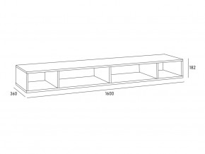 Антресоль MODUL 1600 в Озёрске - ozyorsk.mebel74.com | фото 2