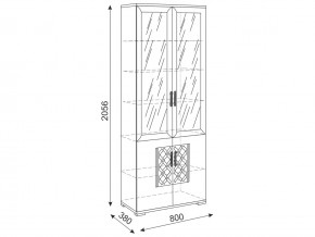 Библиотека М15 Тиффани в Озёрске - ozyorsk.mebel74.com | фото 2