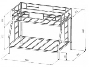 Двухъярусная кровать Гранада слоновая кость в Озёрске - ozyorsk.mebel74.com | фото 2