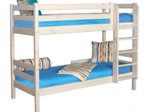 Двухъярусная кровать Соня с прямой лестницей Вариант 9 белая в Озёрске - ozyorsk.mebel74.com | фото 2