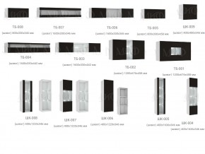 Гостиная Флорис Черный глянец в Озёрске - ozyorsk.mebel74.com | фото 4