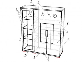 Гостиная Тиффани белая в Озёрске - ozyorsk.mebel74.com | фото 3