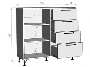 Комод Лофт K100 в Озёрске - ozyorsk.mebel74.com | фото 3