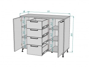 Комод Лофт K77 в Озёрске - ozyorsk.mebel74.com | фото 3