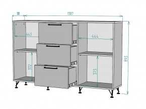 Комод Лофт K97 в Озёрске - ozyorsk.mebel74.com | фото 3