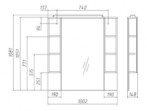 Комплект мебели для ванной 3D 100 в Озёрске - ozyorsk.mebel74.com | фото 4