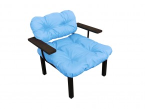 Кресло Дачное голубая подушка в Озёрске - ozyorsk.mebel74.com | фото