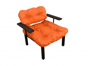 Кресло Дачное оранжевая подушка в Озёрске - ozyorsk.mebel74.com | фото