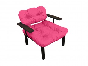 Кресло Дачное розовая подушка в Озёрске - ozyorsk.mebel74.com | фото