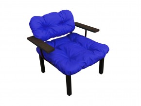Кресло Дачное синяя подушка в Озёрске - ozyorsk.mebel74.com | фото