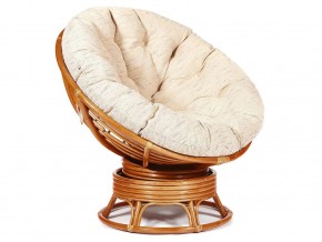 Кресло-качалка Papasan w 23/01 B с подушкой Cognac, ткань Старт в Озёрске - ozyorsk.mebel74.com | фото