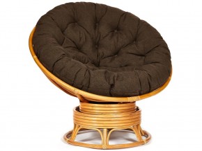 Кресло-качалка Papasan w 23/01 B с подушкой Honey, ткань Коричневый в Озёрске - ozyorsk.mebel74.com | фото