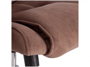 Кресло офисное Bergamo флок коричневый в Озёрске - ozyorsk.mebel74.com | фото 4