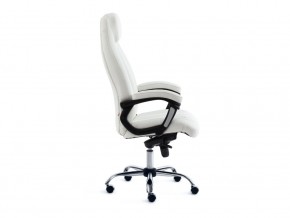Кресло офисное Boss люкс хром кожзам белый в Озёрске - ozyorsk.mebel74.com | фото 2