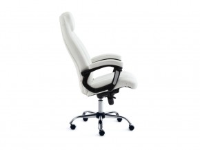 Кресло офисное Boss люкс хром кожзам белый в Озёрске - ozyorsk.mebel74.com | фото 3