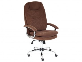 Кресло офисное Softy lux флок коричневый в Озёрске - ozyorsk.mebel74.com | фото