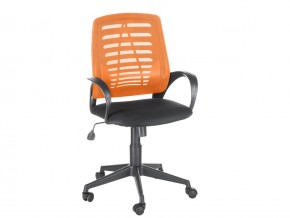 Кресло оператора Ирис стандарт оранжевый/черный в Озёрске - ozyorsk.mebel74.com | фото 1