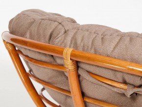 Кресло Papasan 23/01 W с подушкой Cognac, экошерсть Коричневый в Озёрске - ozyorsk.mebel74.com | фото 3