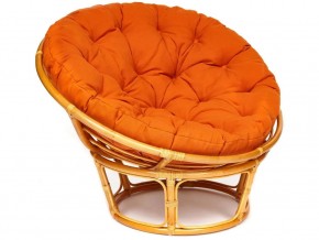 Кресло Papasan 23/01 W с подушкой Honey, ткань Оранжевый в Озёрске - ozyorsk.mebel74.com | фото 1