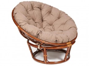 Кресло Papasan 23/01 W с подушкой Pecan, экошерсть Коричневый в Озёрске - ozyorsk.mebel74.com | фото