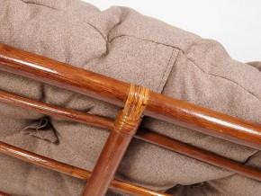 Кресло Papasan 23/01 W с подушкой Pecan, экошерсть Коричневый в Озёрске - ozyorsk.mebel74.com | фото 3