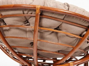 Кресло Papasan 23/01 W с подушкой Pecan, экошерсть Коричневый в Озёрске - ozyorsk.mebel74.com | фото 4