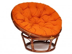 Кресло Papasan 23/01 W с подушкой Pecan, ткань Оранжевый в Озёрске - ozyorsk.mebel74.com | фото 1