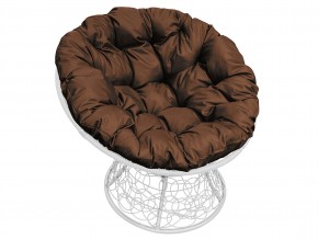 Кресло Папасан с ротангом коричневая подушка в Озёрске - ozyorsk.mebel74.com | фото
