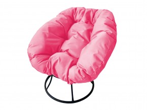 Кресло Пончик без ротанга розовая подушка в Озёрске - ozyorsk.mebel74.com | фото