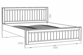 Кровать 1600 Оливия НМ 040.34 Х в Озёрске - ozyorsk.mebel74.com | фото 2