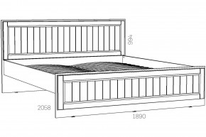 Кровать 1800 Оливия НМ 040.34-03 Х в Озёрске - ozyorsk.mebel74.com | фото 2