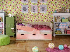 Кровать Бабочки 1600 Розовый металлик в Озёрске - ozyorsk.mebel74.com | фото