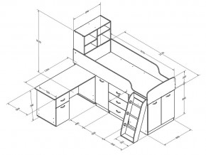 Кровать Дюймовочка 1 Салатовый в Озёрске - ozyorsk.mebel74.com | фото 2