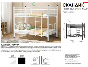 Кровать двухъярусная Скандик 42.20-01 в Озёрске - ozyorsk.mebel74.com | фото 2