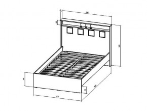 Кровать Коста-Рика 1200 в Озёрске - ozyorsk.mebel74.com | фото 2