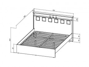 Кровать Коста-Рика 1600 в Озёрске - ozyorsk.mebel74.com | фото 2