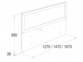 Кровать Ольга 14 1400 в Озёрске - ozyorsk.mebel74.com | фото 3