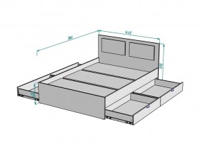 Кровать Ольга L35 ширина 1400 в Озёрске - ozyorsk.mebel74.com | фото 3