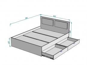 Кровать Ольга L39 ширина 1600 в Озёрске - ozyorsk.mebel74.com | фото 3