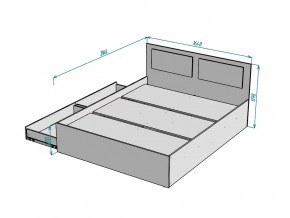 Кровать Ольга L40 ширина 1600 в Озёрске - ozyorsk.mebel74.com | фото 3