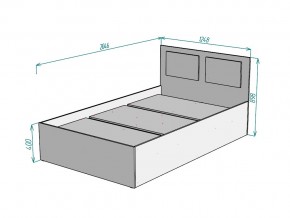 Кровать Ольга L52 ширина 1200 в Озёрске - ozyorsk.mebel74.com | фото 3