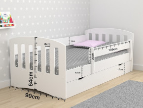 Кровать подростковая Классика с бортиком в Озёрске - ozyorsk.mebel74.com | фото 2