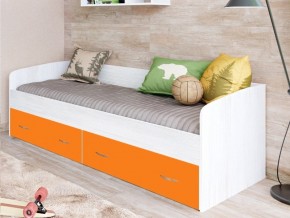 Кровать с выкатными ящиками Винтерберг, оранжевый в Озёрске - ozyorsk.mebel74.com | фото 1