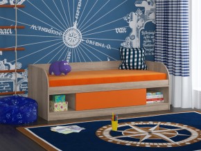 Кровать Соня 4 сонома-оранжевый в Озёрске - ozyorsk.mebel74.com | фото 1
