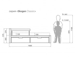 Кровать Svogen classic с ящиками и бортиком белый в Озёрске - ozyorsk.mebel74.com | фото 2