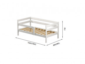 Кроватка-софа 1600х800 одинарный бортик Массив Версаль в Озёрске - ozyorsk.mebel74.com | фото 2