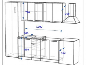 Кухонный гарнитур 10Р РоялВуд 1800 мм в Озёрске - ozyorsk.mebel74.com | фото 2