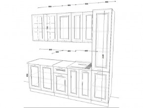 Кухонный гарнитур 12 Белый Вегас 2200 мм в Озёрске - ozyorsk.mebel74.com | фото 2